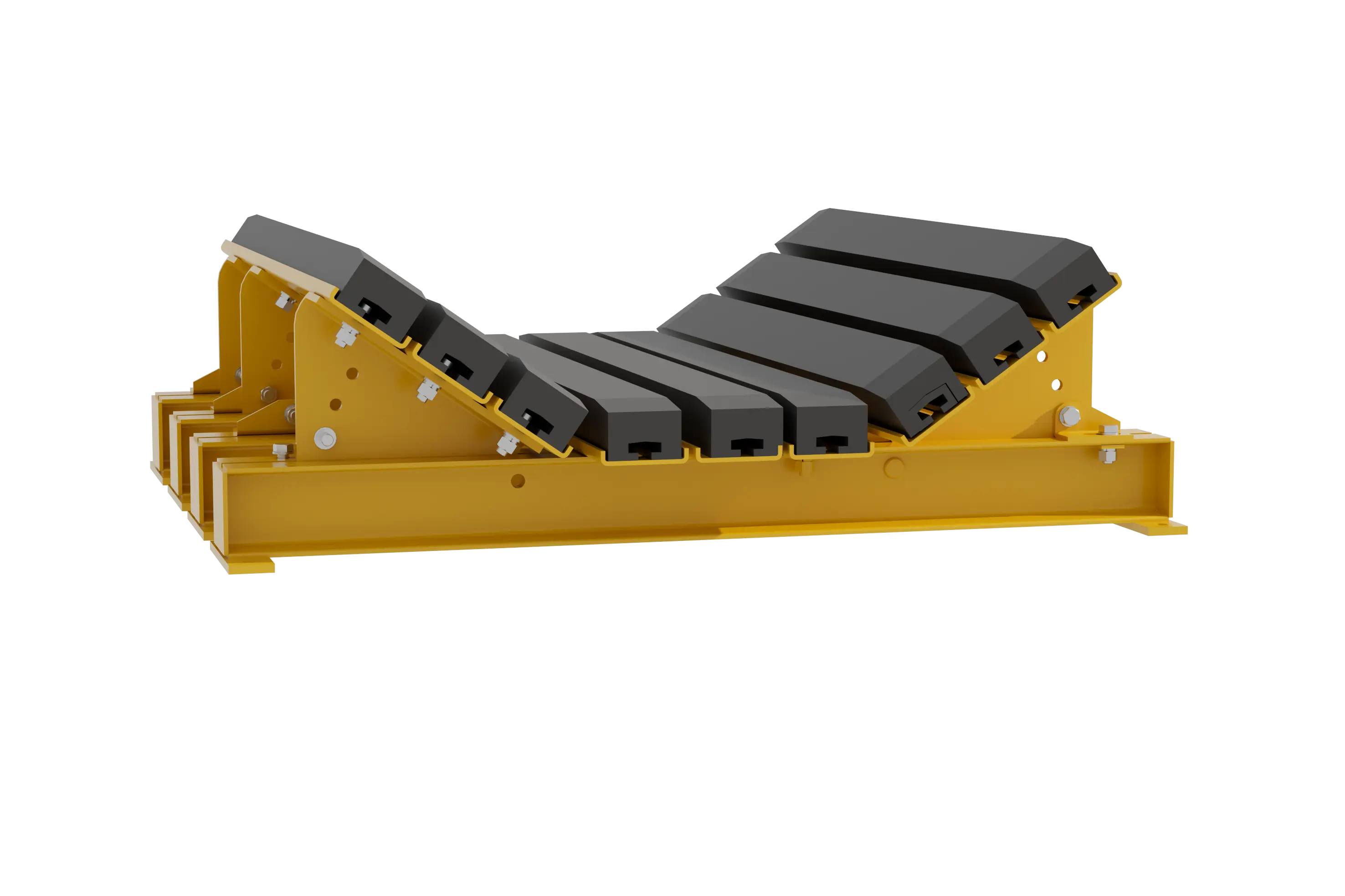 TMKS Impact Bed Konveyor Tugas Berat Penahan Benturan