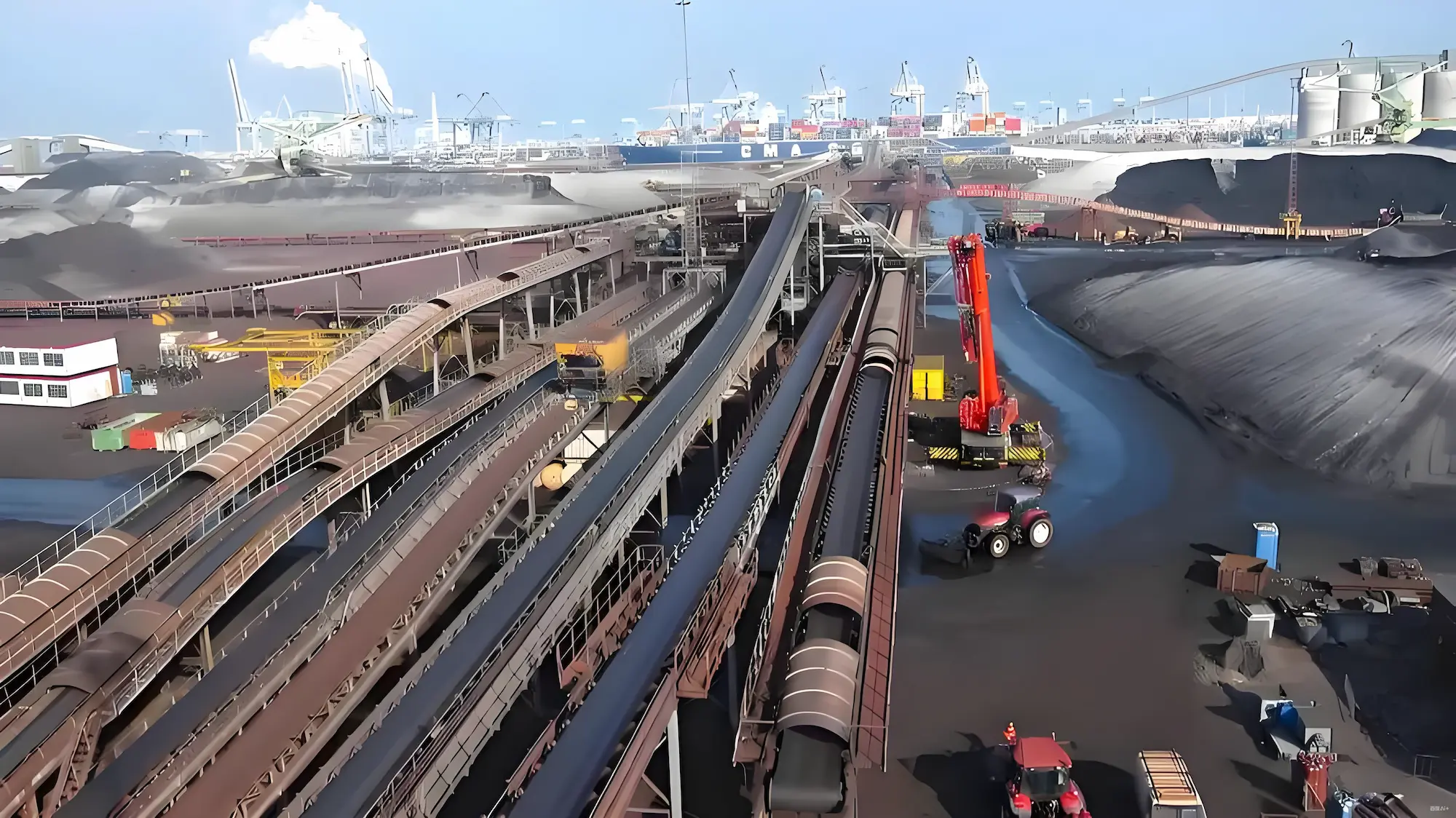 Proyek Modernisasi Conveyor Bijih Pelabuhan Caofeidian