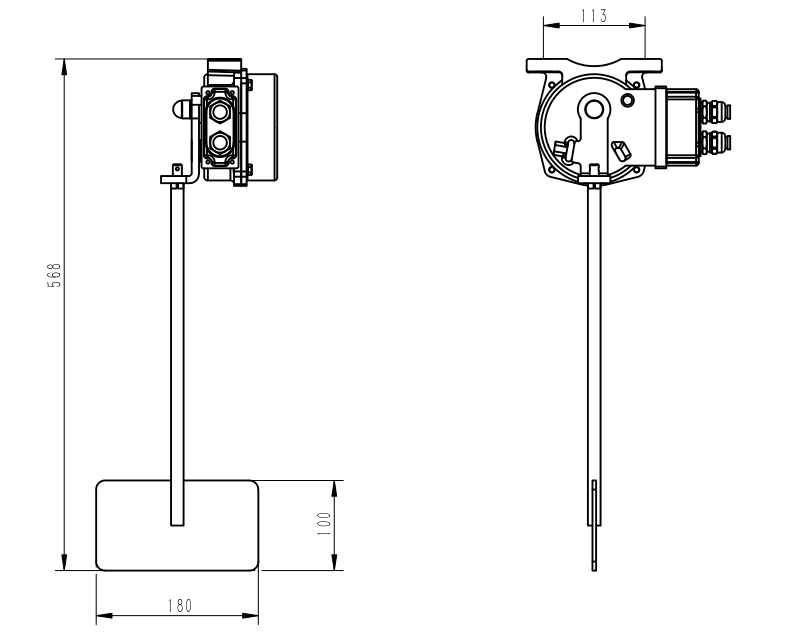 Detektor Aliran Material
