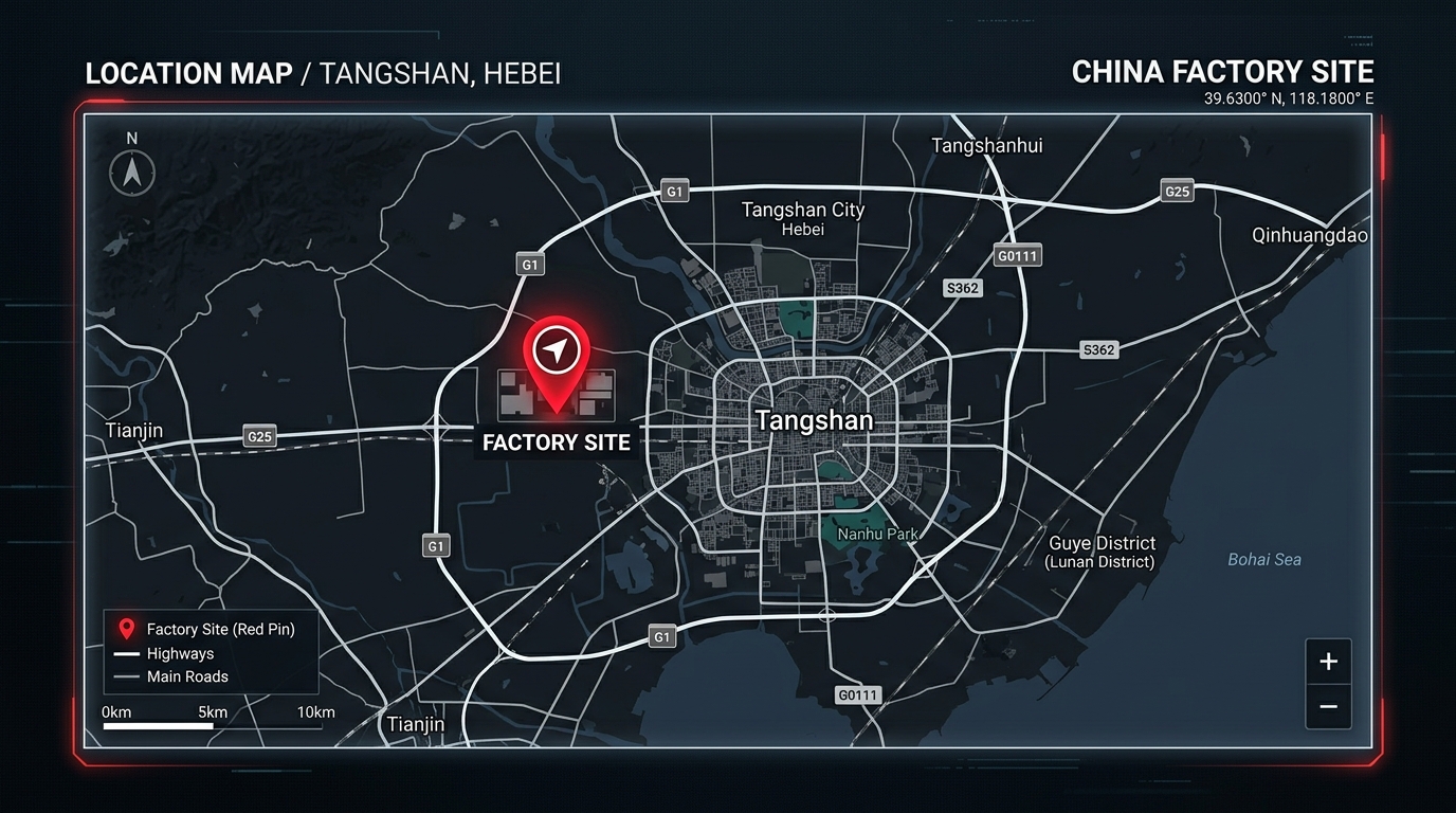 Peta Navigasi Tangshan Xieli